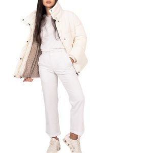 Harper Coats • The Brunch Puffer in Ivory